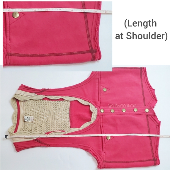 Barbiecore Pink, Barbie, PEOPLE Boho Festival Pink Knit & Crochet Vest - Picture 11 of 14